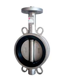 |Headless 304 body with backrest butterfly valve|